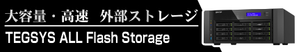 テグシスのALL Flash Storage